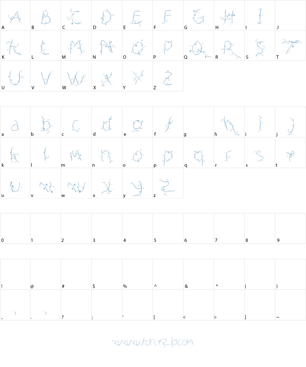 FTF Inspillo Mystic™ Font Character